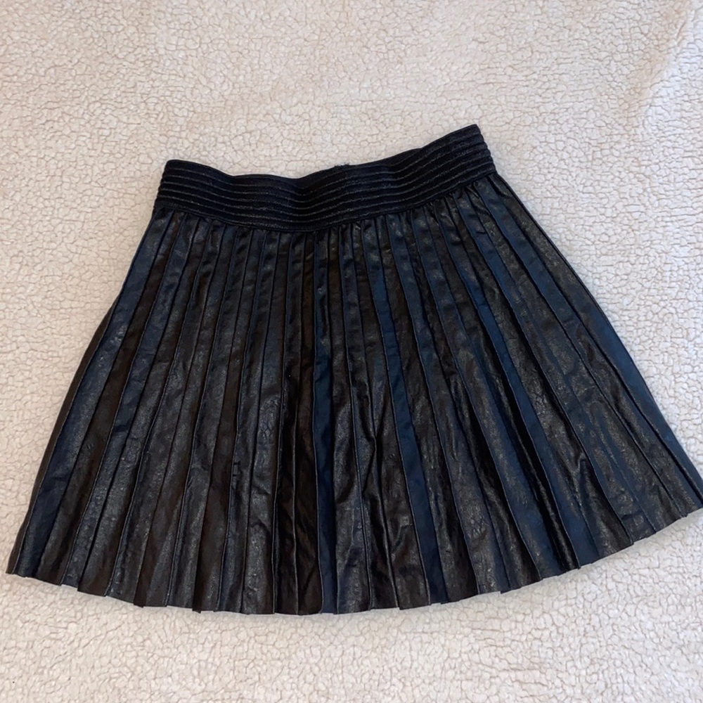Lady Luck 70s vintage vegan leather skirt